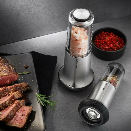 Bestpreis 🥰 Gefu Pfeffer- Und Salzmühle X-PLOSION®, Größe S, Silber 😍 – Bild 8