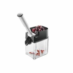 Am billigsten 💯 Gefu Kirschentkerner Corer, Entsteiner, Edelstahl, Kunststoff, Edelstahl, Schwarz, Weiß, 19141 🥰