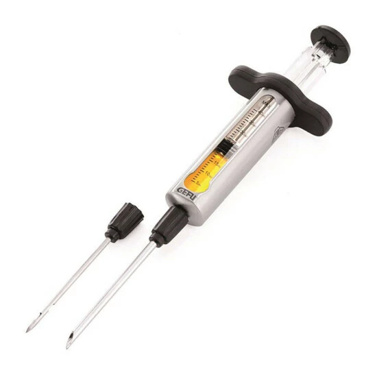 Budget ⭐ GEFU BBQ Marinadenspritze Füllstandsanzeige Edelstahl Kunststoff 40ml 🔔 – Bild 3