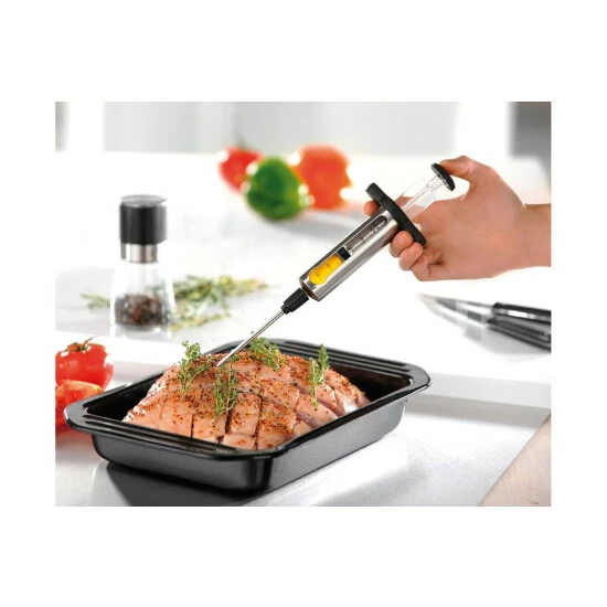 Budget ⭐ GEFU BBQ Marinadenspritze Füllstandsanzeige Edelstahl Kunststoff 40ml 🔔 – Bild 7