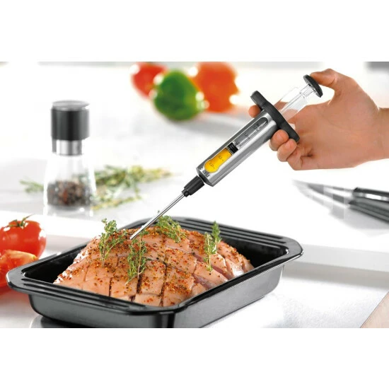 Budget ⭐ GEFU BBQ Marinadenspritze Füllstandsanzeige Edelstahl Kunststoff 40ml 🔔 – Bild 10