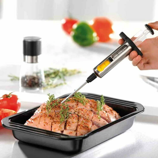 Budget ⭐ GEFU BBQ Marinadenspritze Füllstandsanzeige Edelstahl Kunststoff 40ml 🔔 – Bild 11