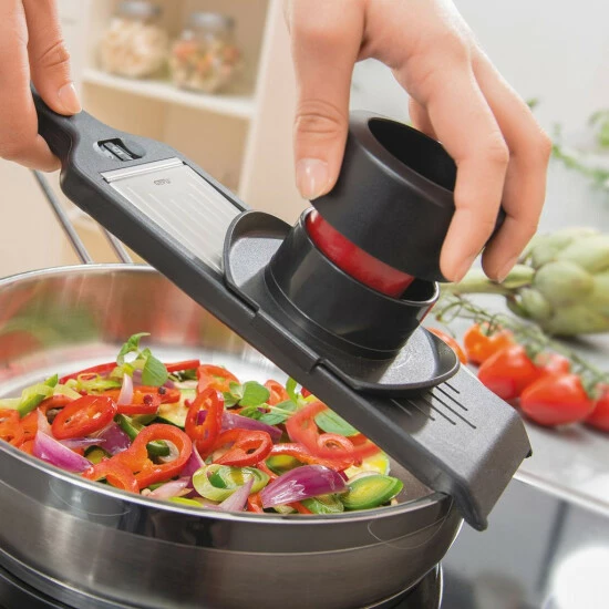 Billig ✔️ GEFU 504-40 V-Hobel VIOLI, Silber/schwarz 🔥 – Bild 7