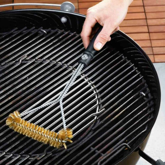 Am billigsten 🤩 GEFU BBQ Triangel Bürste Mit Dreieckigem Bürstenputzer Edelstahl ✔️ – Bild 8