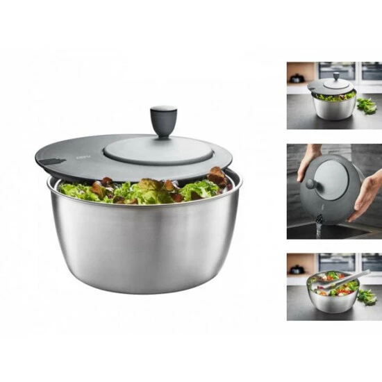 Top 10 ✔️ GEFU - 'Salatschleuder ROTARE, Edelstahl - Küchenutensilien' 🎉 – Bild 12