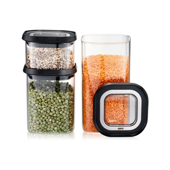 Rabatt 🌟 GEFU Vorratsdosen-Set PANTRY, 3-teilig 🥰