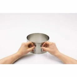 Am billigsten 😀 GEFU Tortenring XXL Torten-Ring Backrahmen Edelstahl Rund Verstellbar Extra Hoch 😀