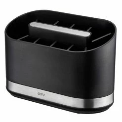 Budget 🔔 GEFU Utensilienbehälter Smartline, Schwarz 🧨