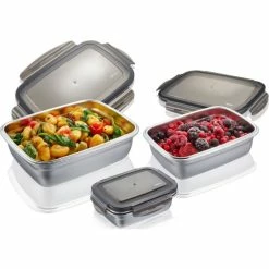 Budget ✔️ GEFU Frischhaltedosen Set 3 Tlg. Preppo ⭐