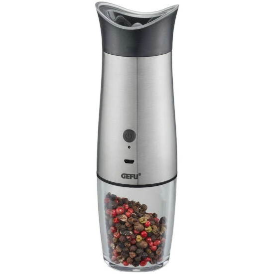 Blitzangebot 💯 GEFU Salz- Oder Pfeffermühle VELO, Elektrisch Mit Kippsensor USB 👏 – Bild 3