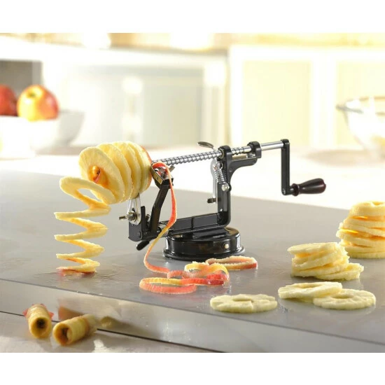 Beste Bewertungen von 😉 GEFU 135-60 Apfelschäler DELICIO 3in1 Aluminium/Edelstahl, Schwarz/silber 🎉 – Bild 8