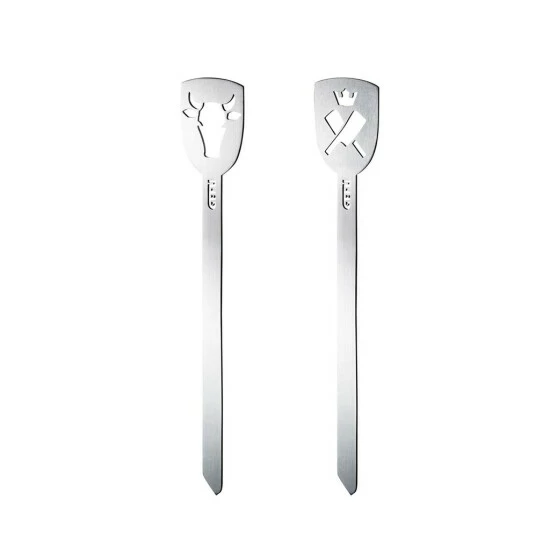 Brandneu 🎉 GEFU 154-35 Hamburger-Spieße Stier TORRO, Edelstahl, 2-teilig (1 Set) 😍 – Bild 6