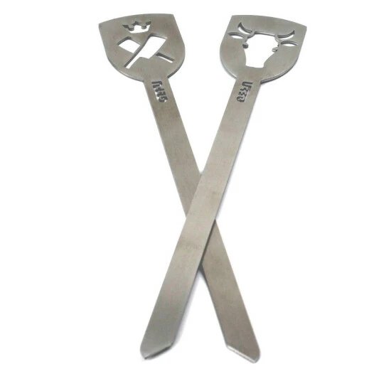 Brandneu 🎉 GEFU 154-35 Hamburger-Spieße Stier TORRO, Edelstahl, 2-teilig (1 Set) 😍 – Bild 12