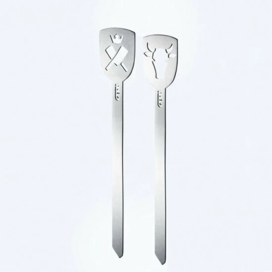 Brandneu 🎉 GEFU 154-35 Hamburger-Spieße Stier TORRO, Edelstahl, 2-teilig (1 Set) 😍 – Bild 14