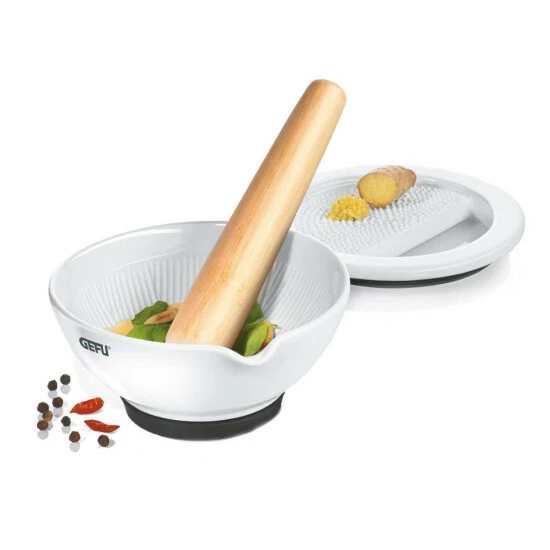 Angebote ✔️ GEFU Mörser Suri Mit Ingwerreibe 14x14x6,5cm ❤️ – Bild 7