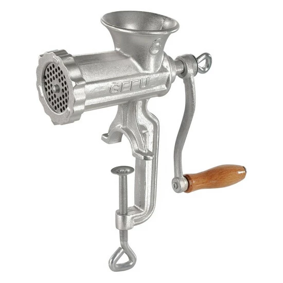 Auslauf ⭐ GEFU 14710 Fleischhacker, Fleischwolf Aus Stahlguss, Mit Befestigung, Größe 8, Silber 🛒 – Bild 2