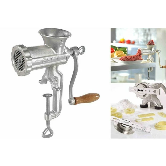 Auslauf ⭐ GEFU 14710 Fleischhacker, Fleischwolf Aus Stahlguss, Mit Befestigung, Größe 8, Silber 🛒 – Bild 8