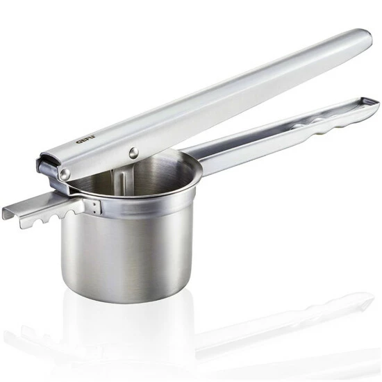Budget 🌟 GEFU 89440 PRENSO Kartoffel-, Saft- Und Spätzlepresse Mit 3 Lochscheiben Edelstahl ⌛ – Bild 7