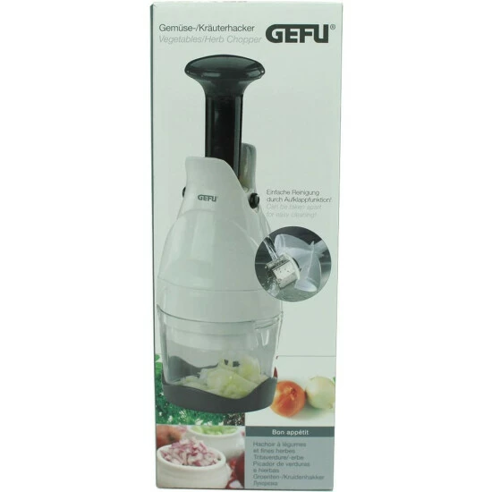 Blitzangebot 👏 GEFU 13920 Zwiebelhacker, Kunststoff, Schwarz/weiß ⌛ – Bild 12