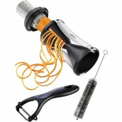 Bester Verkauf ⌛ Gefu 13780 - Spiralschneider Spirelli 2.0 Inkl. Schäler Und Reinigungsbürste 💯