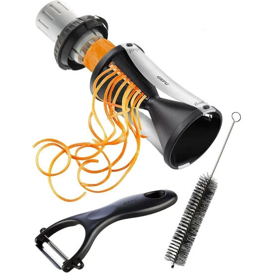 Bester Verkauf ⌛ Gefu 13780 - Spiralschneider Spirelli 2.0 Inkl. Schäler Und Reinigungsbürste 💯