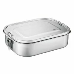 Bester Verkauf 😀 GEFU Lunchbox Endure Groß Edelstahl, Silber ⭐