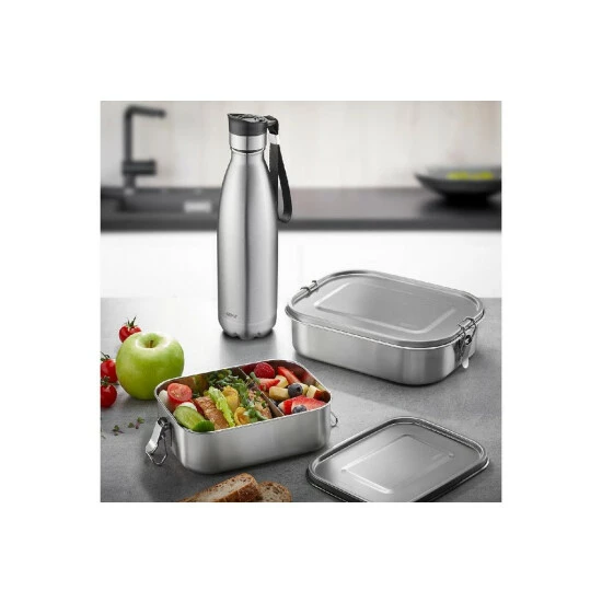 Bester Verkauf 😀 GEFU Lunchbox Endure Groß Edelstahl, Silber ⭐ – Bild 7