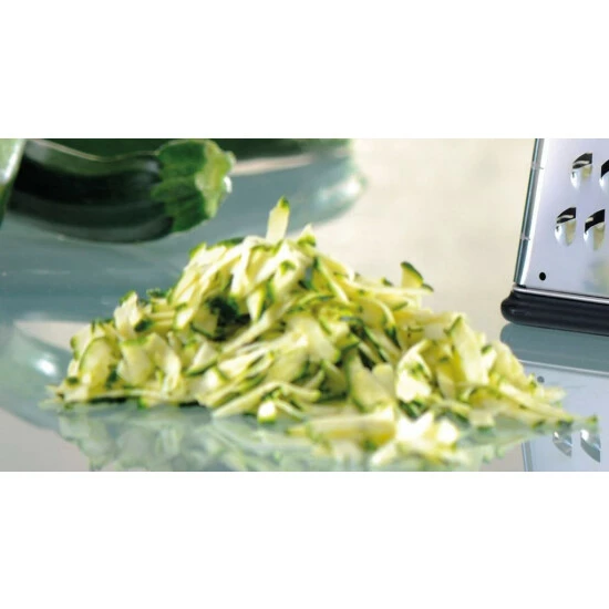 Aktion ⌛ Gefu Küchenreibe Aus Edelstahl, Viereckig, Zum Manuellen Zerkleinern Von Gemüse. ✨ – Bild 4