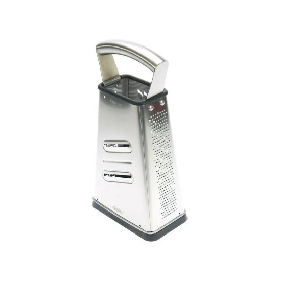 Aktion ⌛ Gefu Küchenreibe Aus Edelstahl, Viereckig, Zum Manuellen Zerkleinern Von Gemüse. ✨ – Bild 12