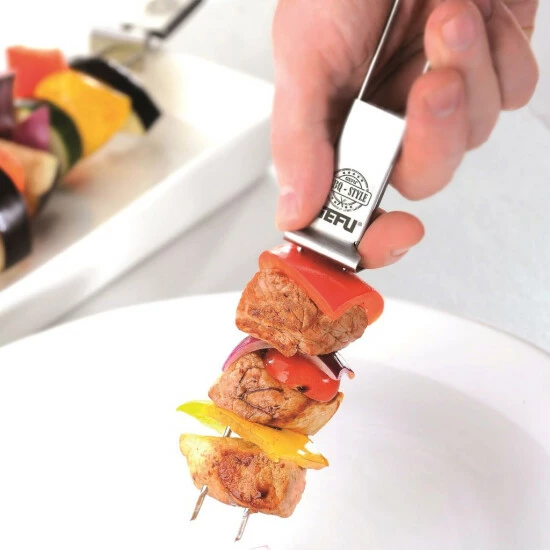 Schlussverkauf ⭐ Gefu 15420 Grillspieß 2er Set Twinco 🤩 – Bild 4