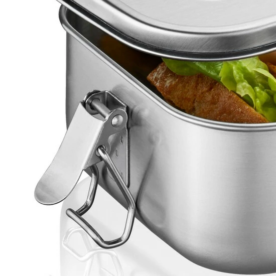 Bester Verkauf 😀 GEFU Lunchbox Endure Groß Edelstahl, Silber ⭐ – Bild 13