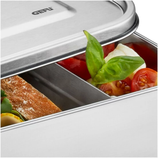 Bester Verkauf 😀 GEFU Lunchbox Endure Groß Edelstahl, Silber ⭐ – Bild 14