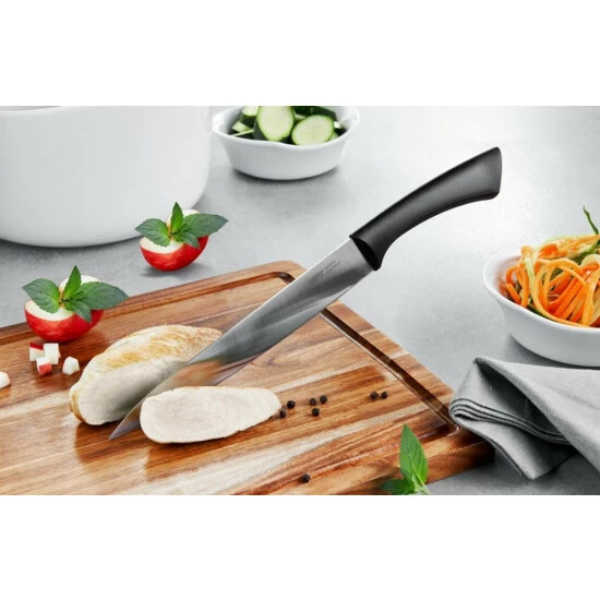 Neu 😀 GEFU 138-60 Fleischmess. 20,5cm SENSO, Schwarz/silber 🧨 – Bild 2