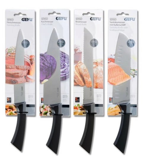 Neu 😀 GEFU 138-60 Fleischmess. 20,5cm SENSO, Schwarz/silber 🧨 – Bild 6