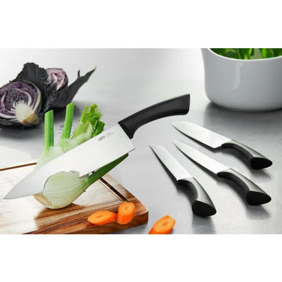 Neu 😀 GEFU 138-60 Fleischmess. 20,5cm SENSO, Schwarz/silber 🧨 – Bild 7