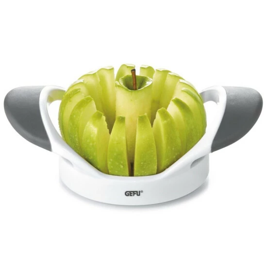Am billigsten 🤩 GEFU 135-70 Apfelteiler PARTI, Weiß/grau/silber 🌟