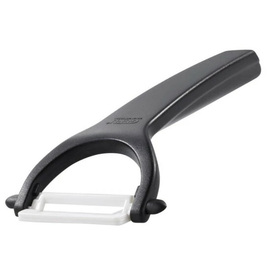 Rabatt 🛒 GEFU 136-30 Keramikschäler CERAMO 14cm, Mit Keramikklinge, Schwarz (1 Stück) 😉 – Bild 2