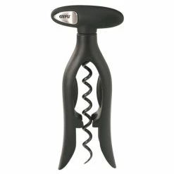Großhandel 🎁 GEFU 128-60 Korkenzieher MOLTOVINO Mit Selbstzieherfunktion, Schwarz 🧨