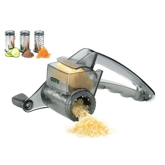 Neu ⌛ GEFU 19070 Trommelreibe LASERCUT, Transparent 🥰 – Bild 3