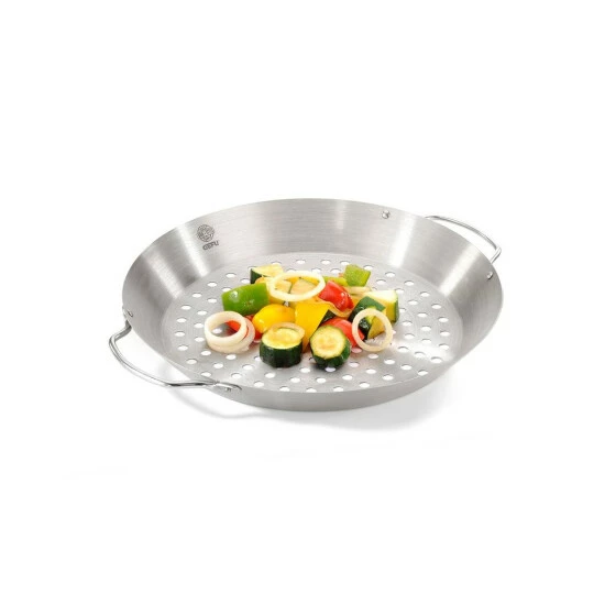 Bester Verkauf ✨ GEFU 891-56 Hähnchengriller BBQ Gemüse-Wok, Silber 🎉 – Bild 6