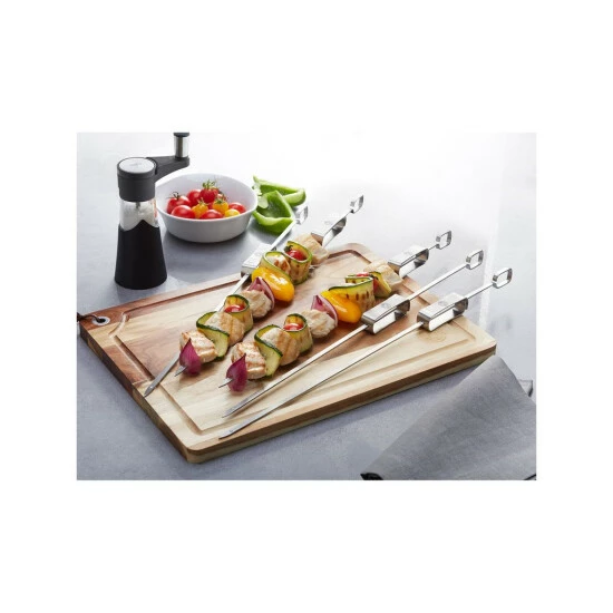 Besorgen 🎁 GEFU BBQ Grillspieße Fleischspieß 45cm Edelstahl Serie Twinco 5 Stück 👏 – Bild 6