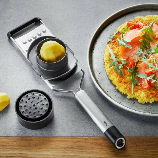 Blitzangebot ❤️ GEFU Restehalter PRIMELINE, Fingerschutz, Hobel, ABS/PP, Schwarz, 29231 ✔️ – Bild 3