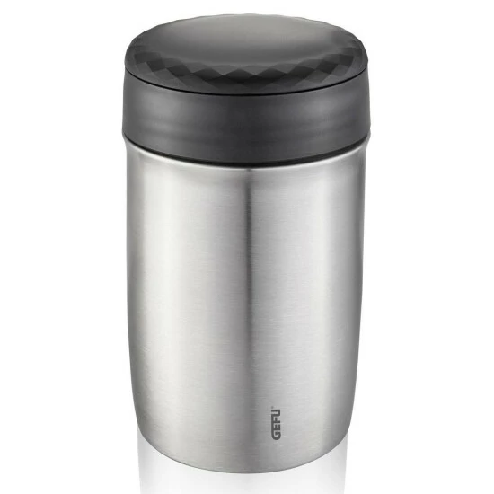 Am billigsten 💯 GEFU Speisegefäß/Thermo Lunchpot Coparo, Silber/schwarz 🌟 – Bild 4
