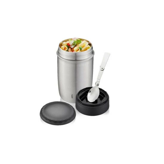 Am billigsten 💯 GEFU Speisegefäß/Thermo Lunchpot Coparo, Silber/schwarz 🌟 – Bild 8