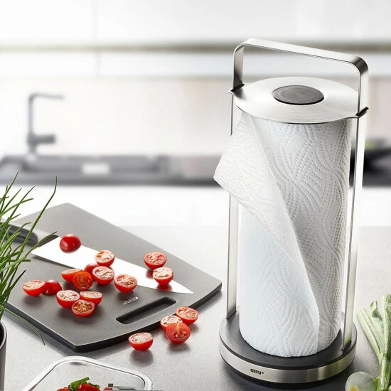 Rabatt 🎉 GEFU Küchenrollenhalter Smartline, Schwarz/silber 🤩 – Bild 3