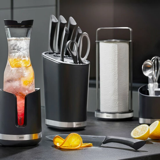 Rabatt 🎉 GEFU Küchenrollenhalter Smartline, Schwarz/silber 🤩 – Bild 4