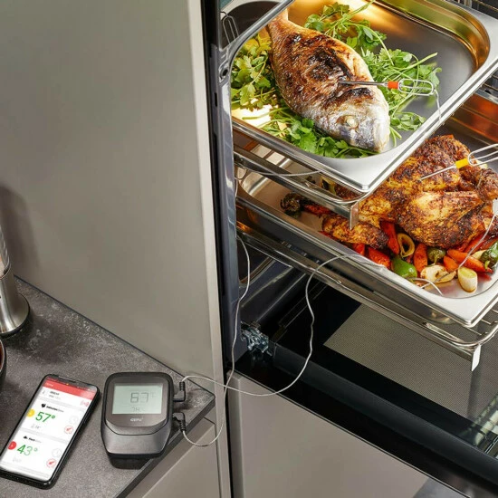 Bestes Angebot ✨ GEFU Grill- Und Bratenthermometer CONTROL 6 Kanal Inklusive 2 Sonden 🎁 – Bild 6