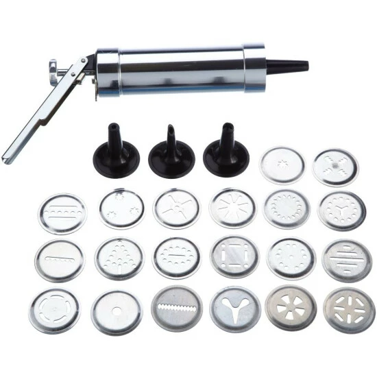 Bester Verkauf 👍 GEFU 143-20 Gebäckpresse Cookie, Silber/schwarz (1 Stück) ⌛ – Bild 9