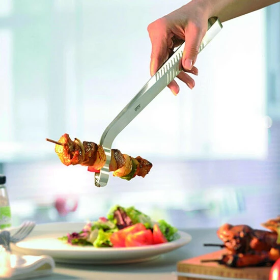 Budget 🎉 GEFU 215-40 Grillzange 35cm Edelstahl, Silber 🛒 – Bild 7