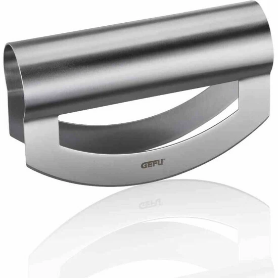 Am billigsten ✔️ GEFU 126-30 Wiegemesser VIAVO Edelst. Doppelklinge 15cm, Silber ⭐ – Bild 3